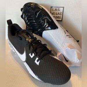 New Nike Football Cleats Vapor Edge Speed 360 2 Men’s Size 10.5 Black White